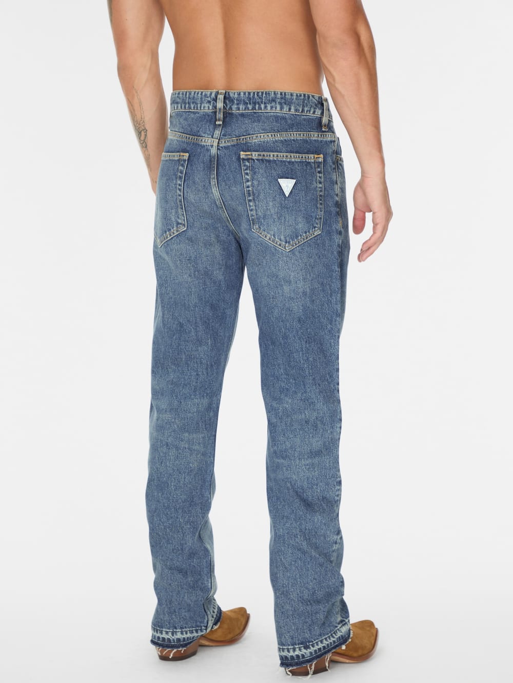 vintage light washed denim pant - Guess