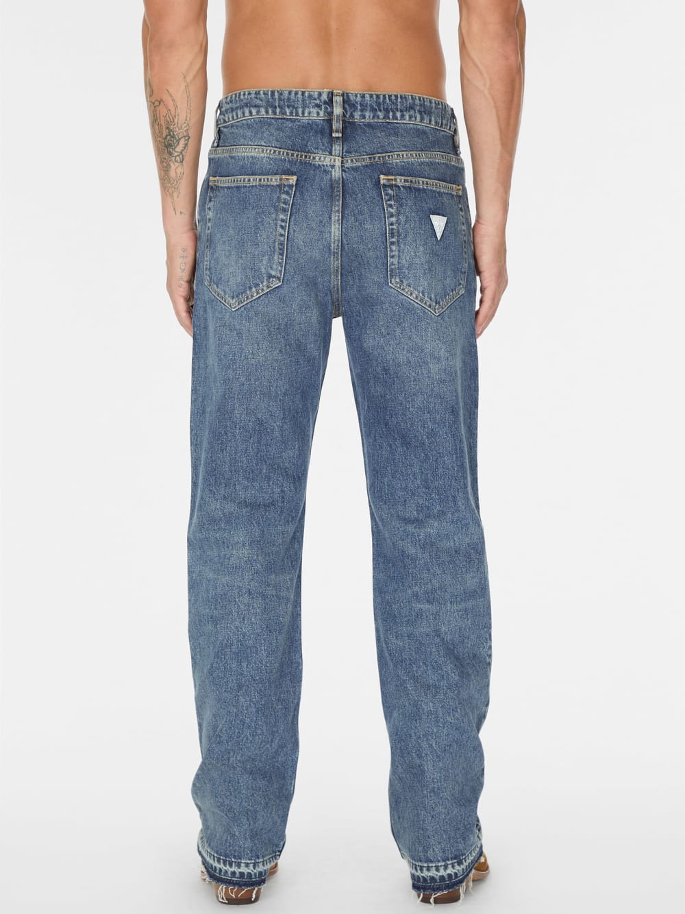 vintage light washed denim pant - Guess