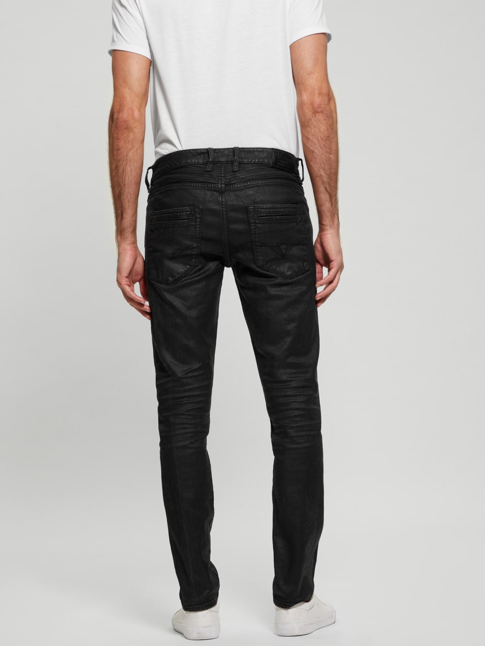 Finnley Coated Slim-Fit Tapered Jeans - Guess