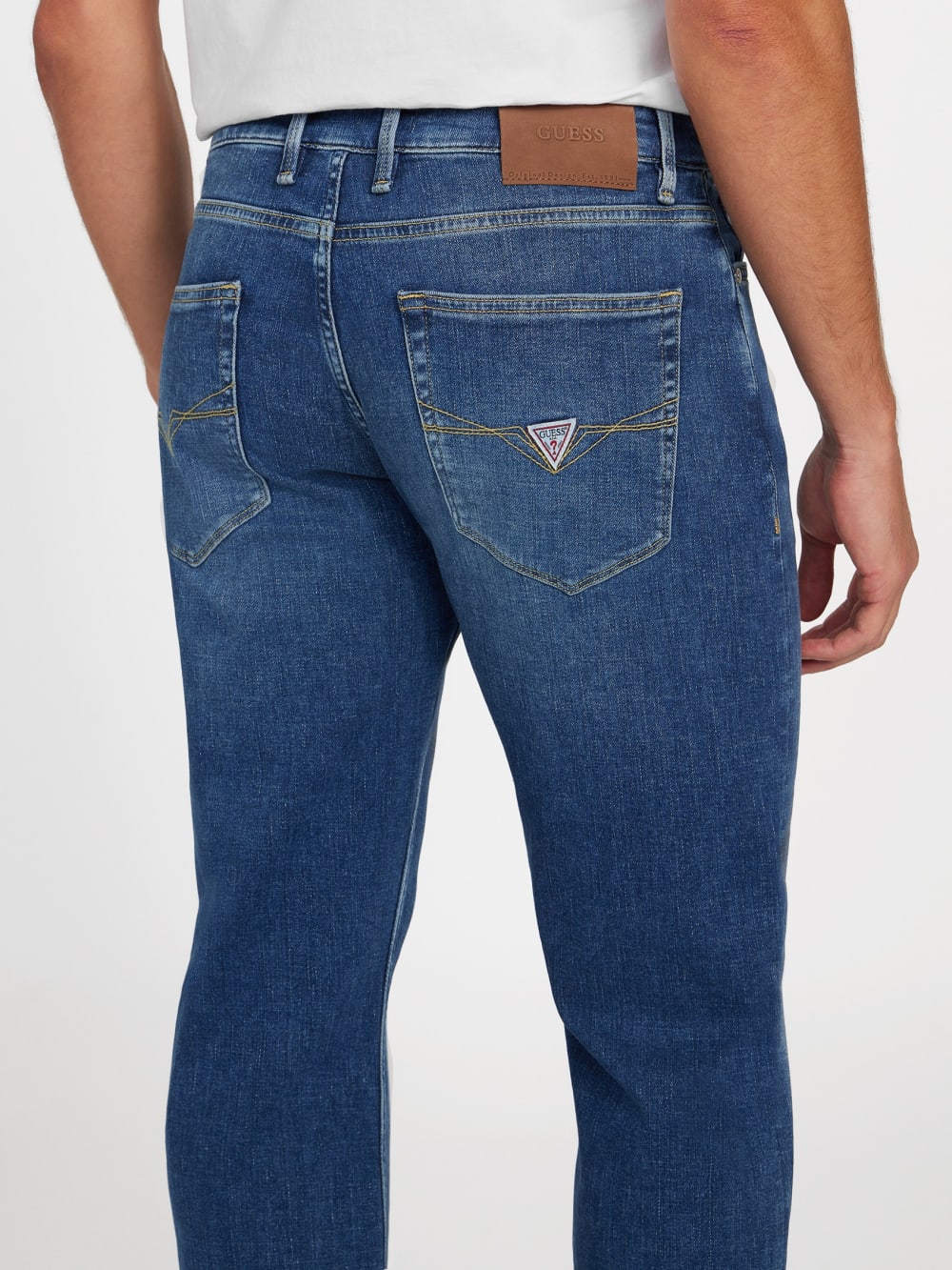Eco Angels Slim-Fit Straight Jeans - Guess