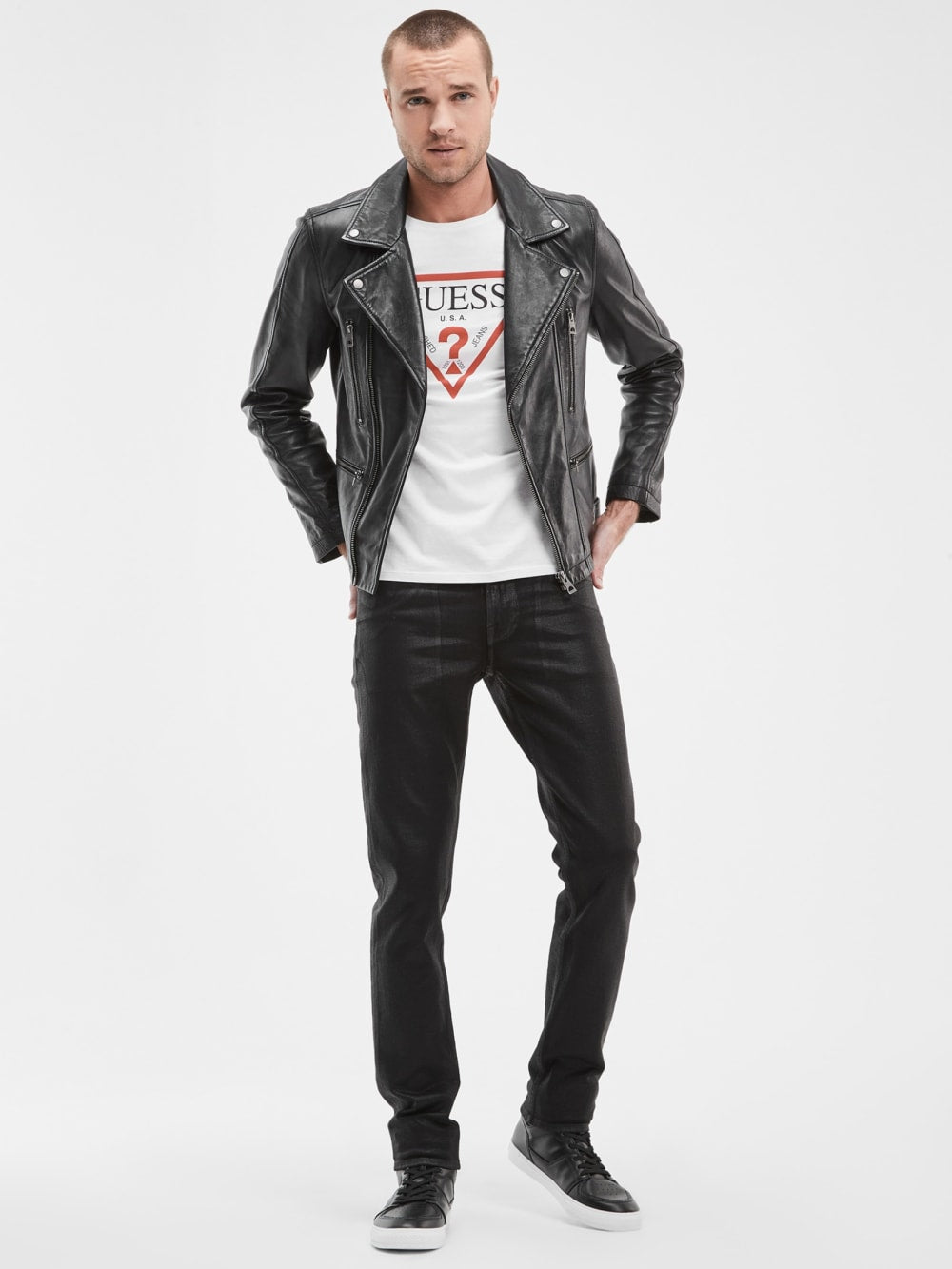 Finnley Slim-Fit Tapered Jeans - Guess