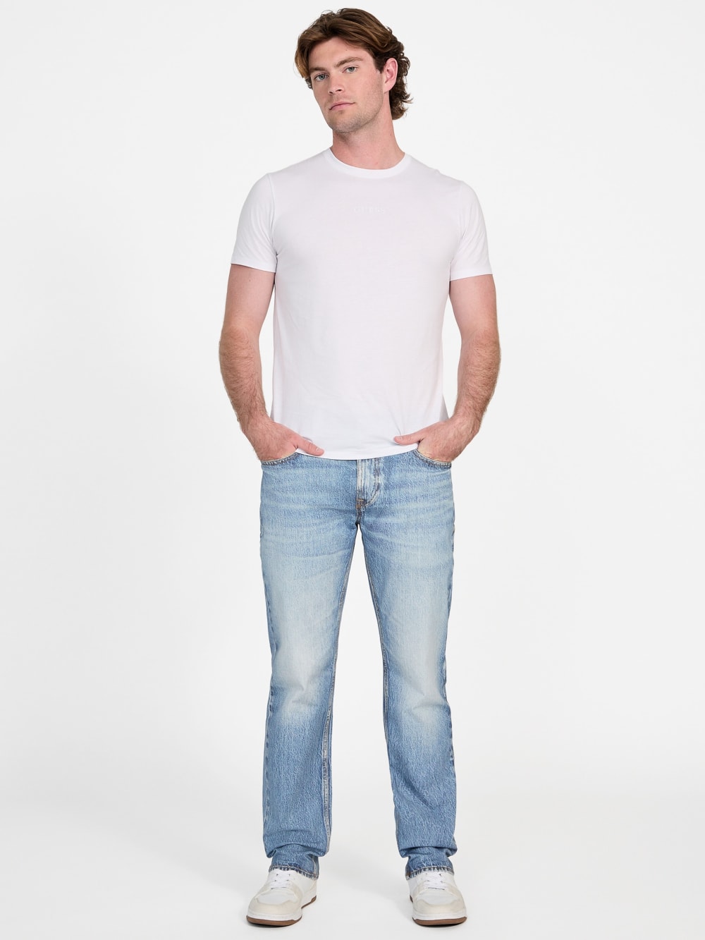 Eco Angels Slim-Fit Straight Jeans - Guess