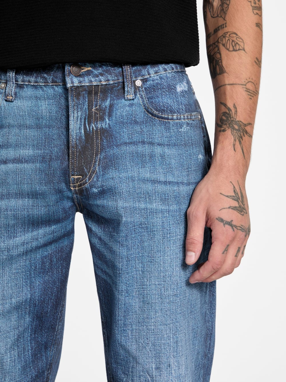 Eco Angels Slim-Fit Straight Jeans - Guess