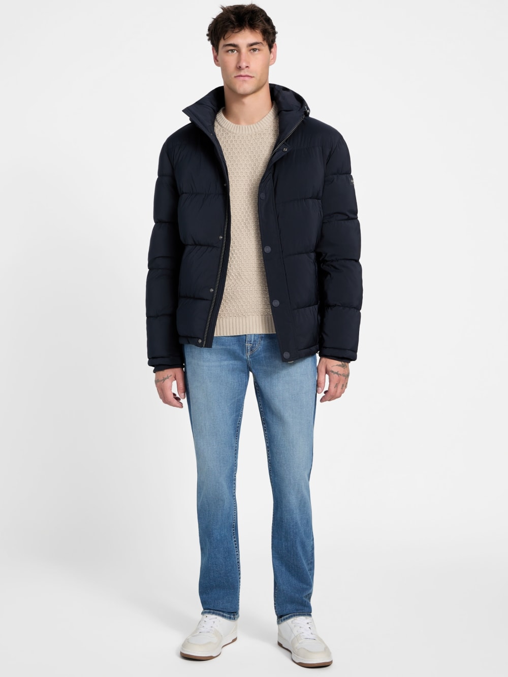 Ecco Stretch Puffa Jacket - Guess