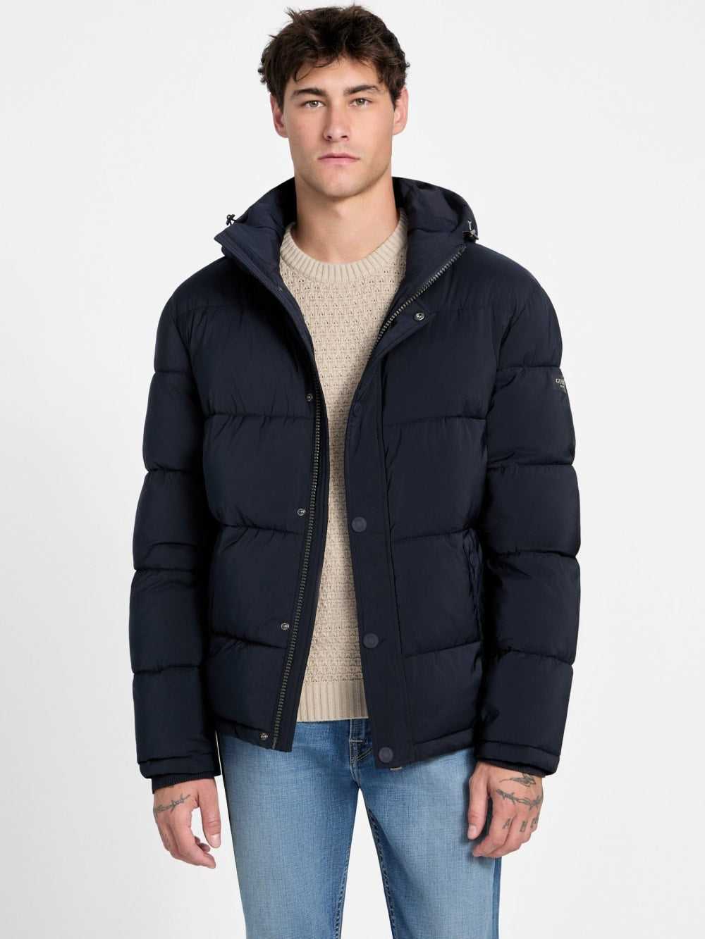 Ecco Stretch Puffa Jacket - Guess