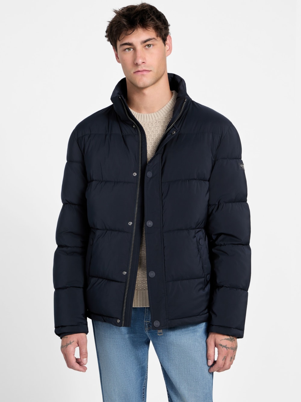 Ecco Stretch Puffa Jacket - Guess
