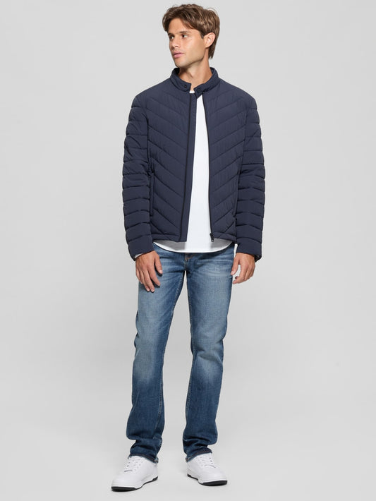 Eco Stretch Nylon Padded Jacket - Guess