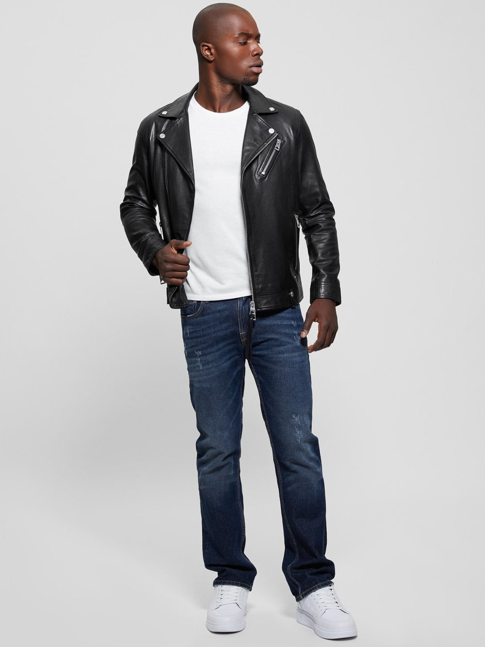 Leather Jacket - Guess