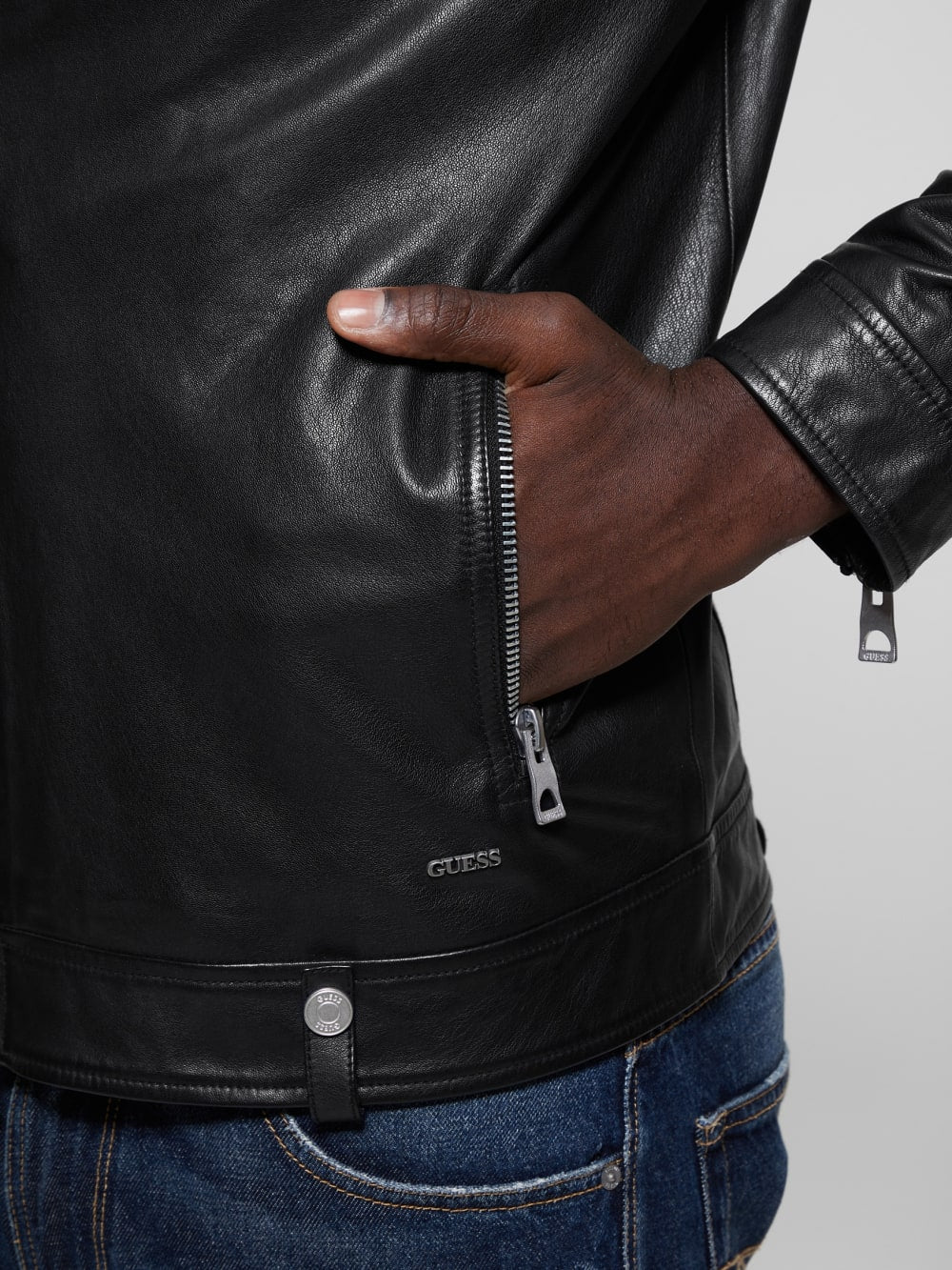 Leather Jacket - Guess
