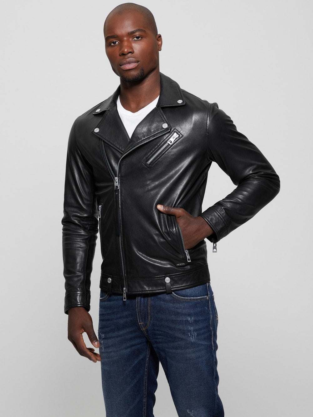 Leather Jacket - Guess