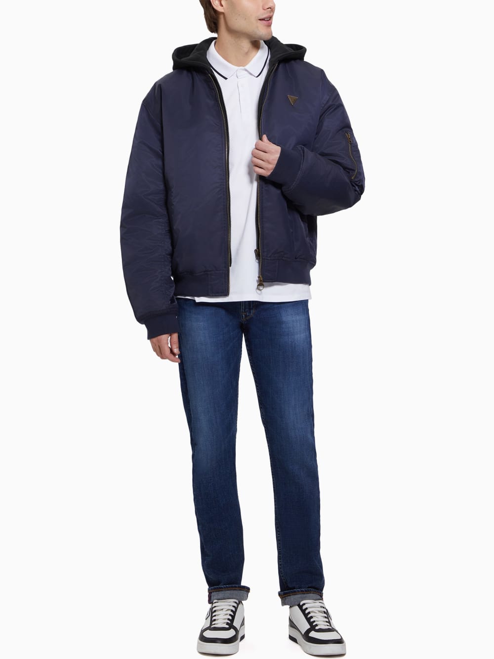 JOHN BOMBER HOODED J - Guess