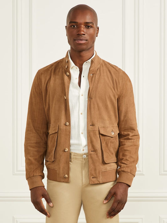 Suede Flight Jacket - Guess