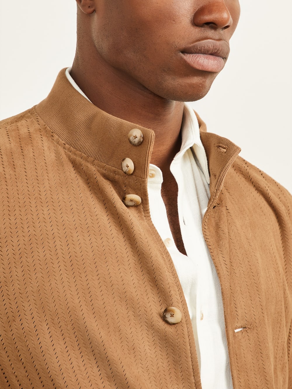Suede Flight Jacket - Guess