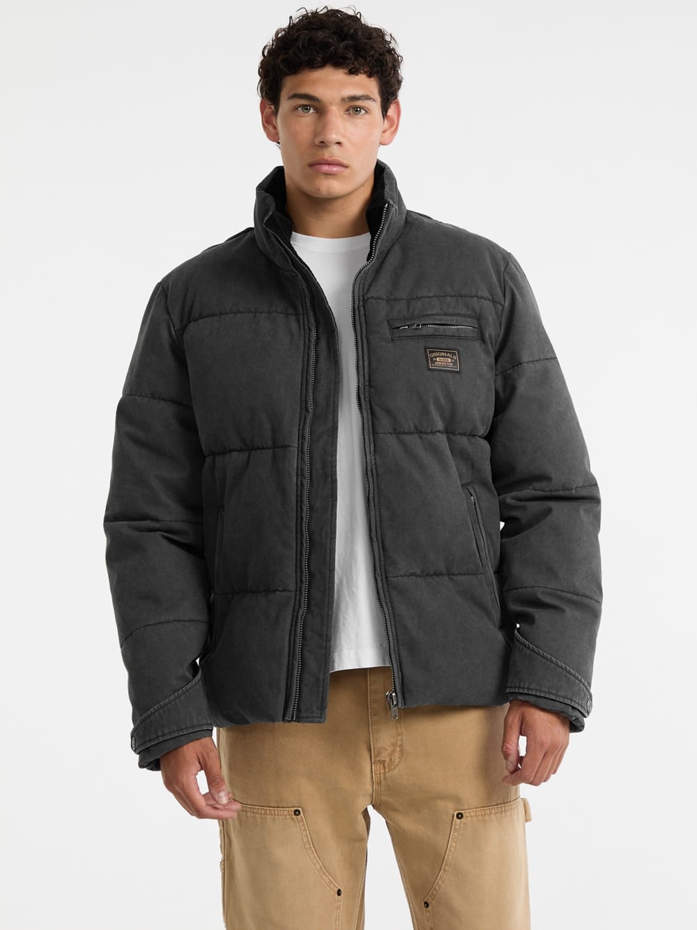 GUESS Originals Canvas Puffer Jacket - Guess