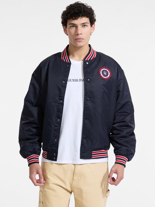 Embroidered Patch Varsity Jacket - Guess