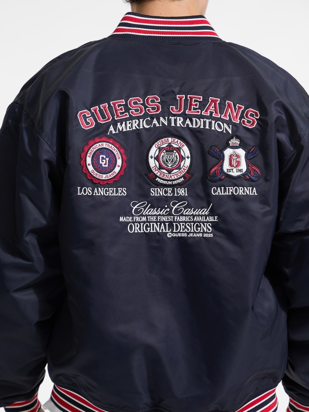 Embroidered Patch Varsity Jacket - Guess