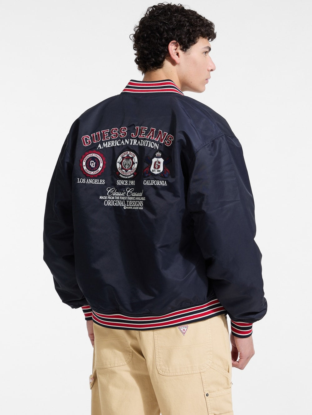 Embroidered Patch Varsity Jacket - Guess