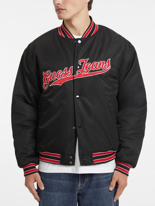 Script Patch Varsity Jacket - Guess
