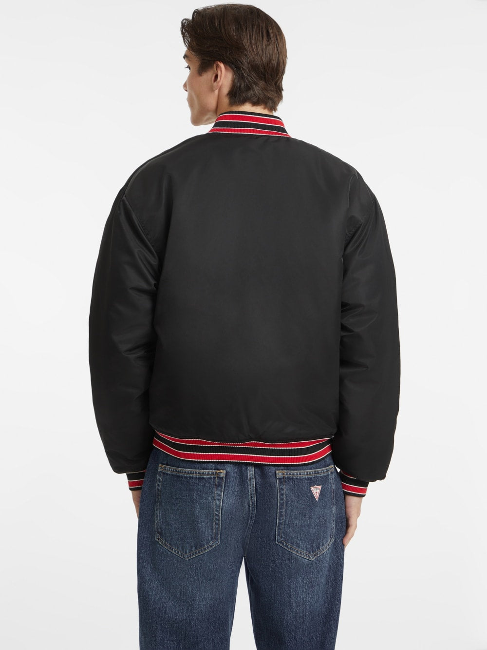 Script Patch Varsity Jacket - Guess