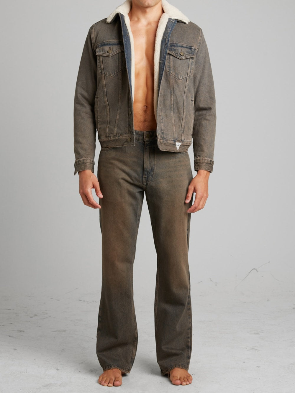 Tinted Sherpa Jacket - Guess
