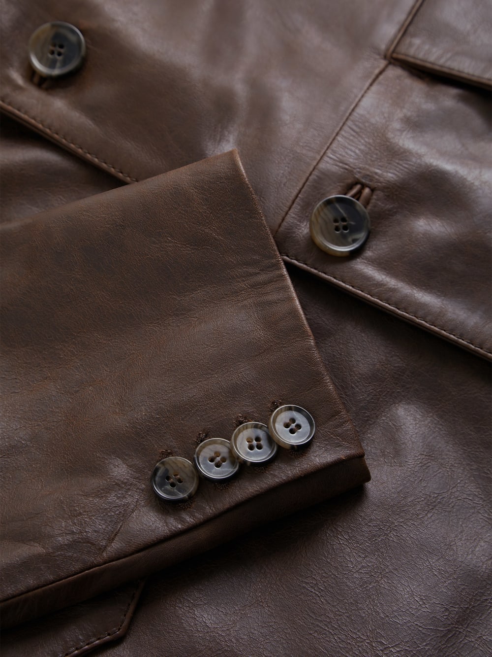 leather blazer - Guess