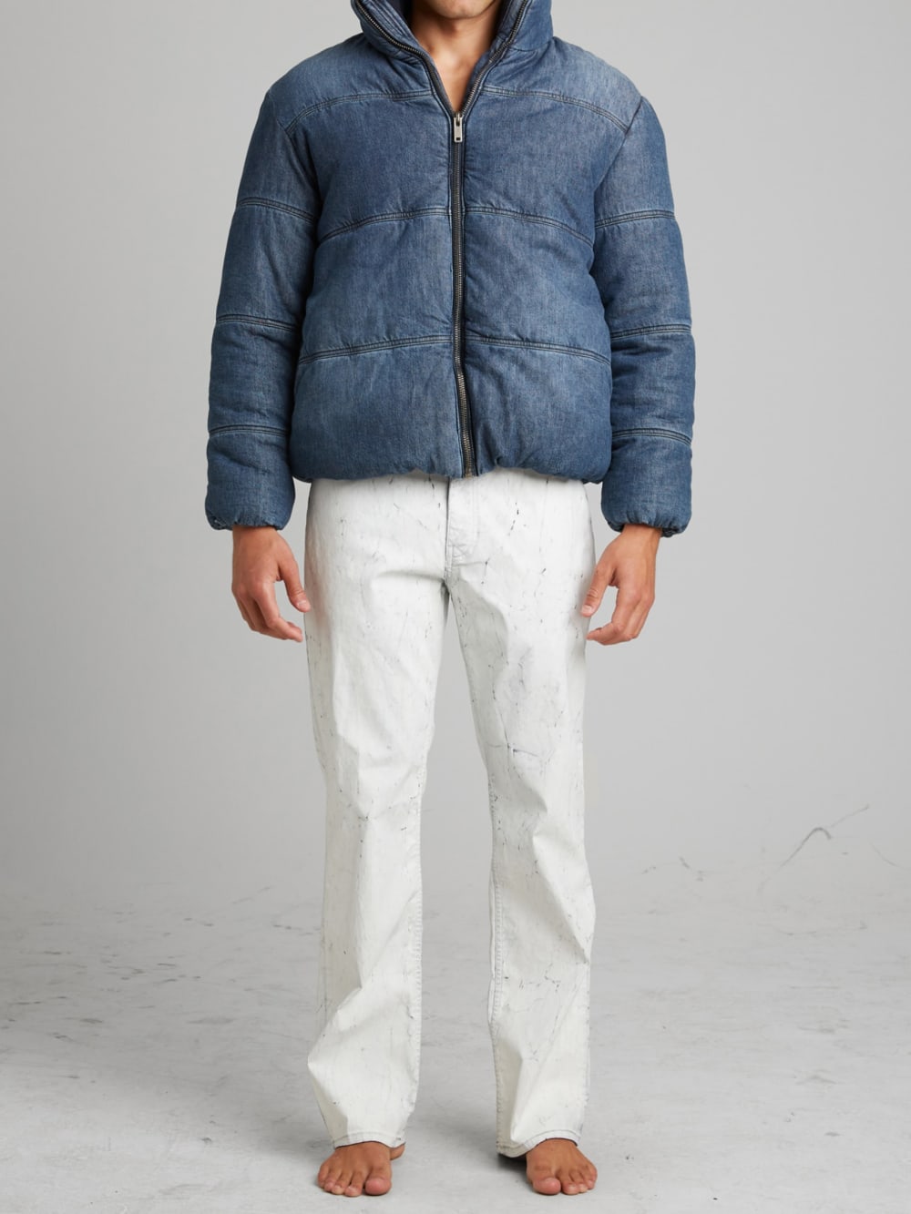 Denim Puffer Jacket - Guess