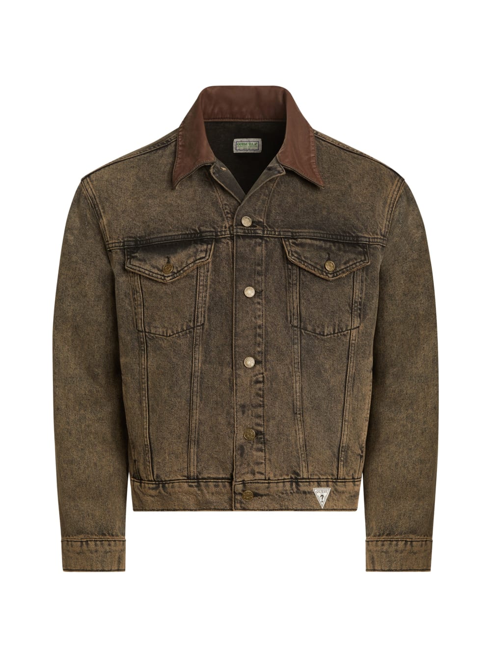 tinted denim trucker jacket - Guess