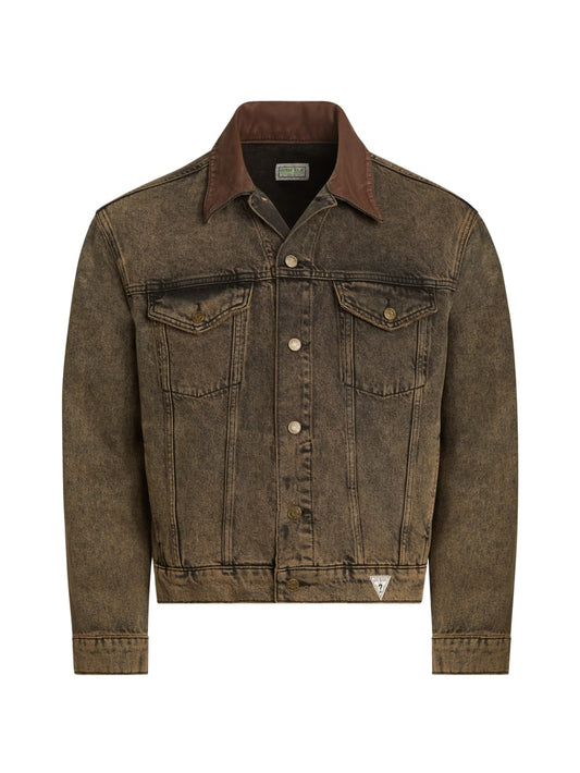 tinted denim trucker jacket - Guess