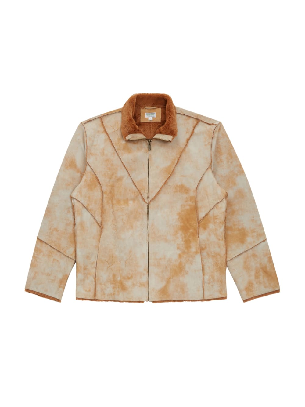 Leather Sherpa Jacket - Guess