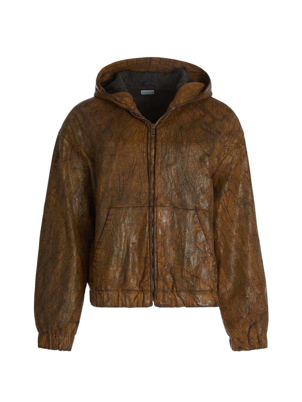 coated denim hooded jacket - Guess