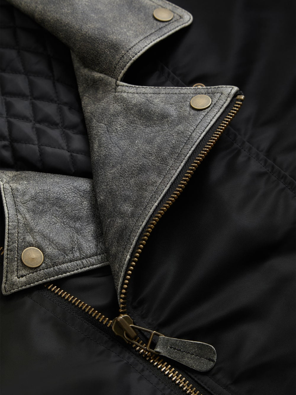 nylon moto jacket - Guess