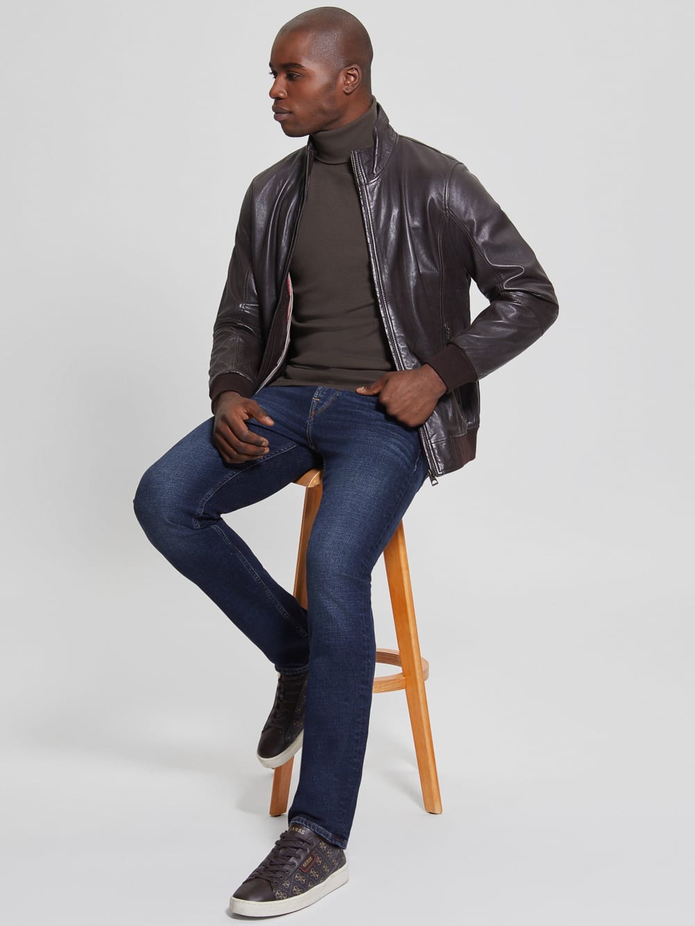 Soft Leather Jacket - Guess
