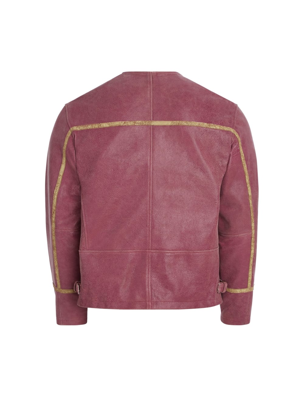 crackle leather jacket - Guess
