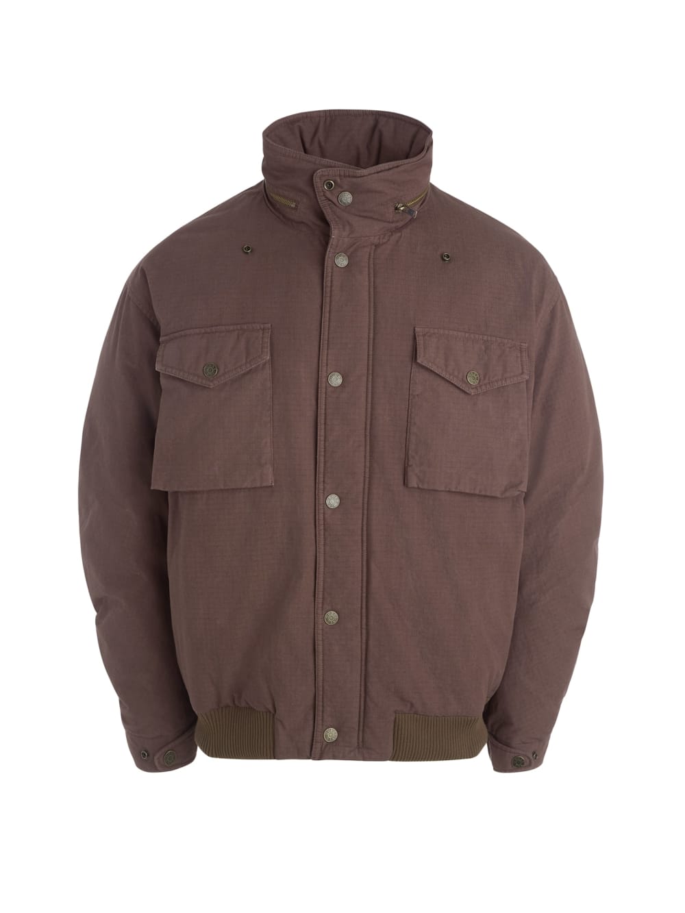 cotton ripstop parka jacket - Guess