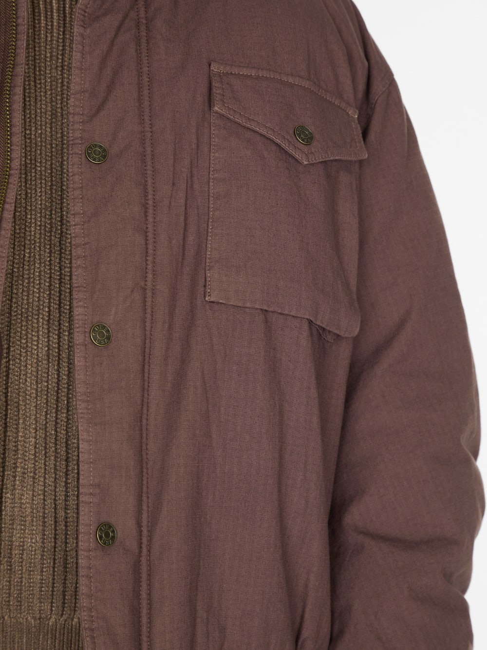 cotton ripstop parka jacket - Guess