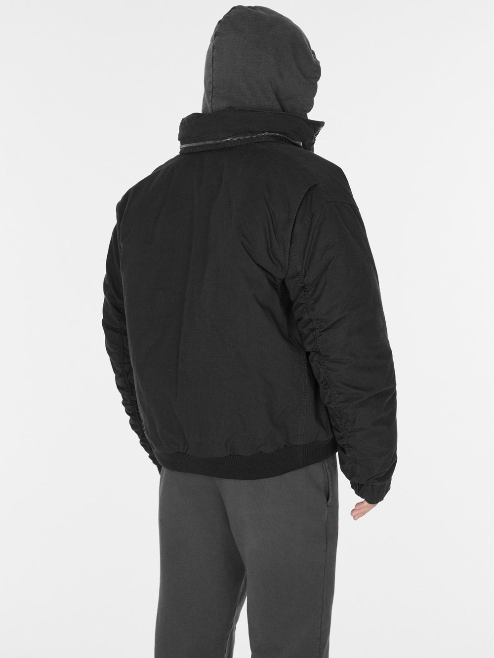 cotton ripstop parka jacket - Guess