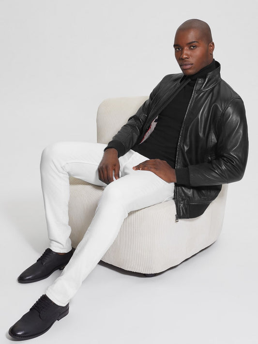 Soft Leather Jacket - Guess