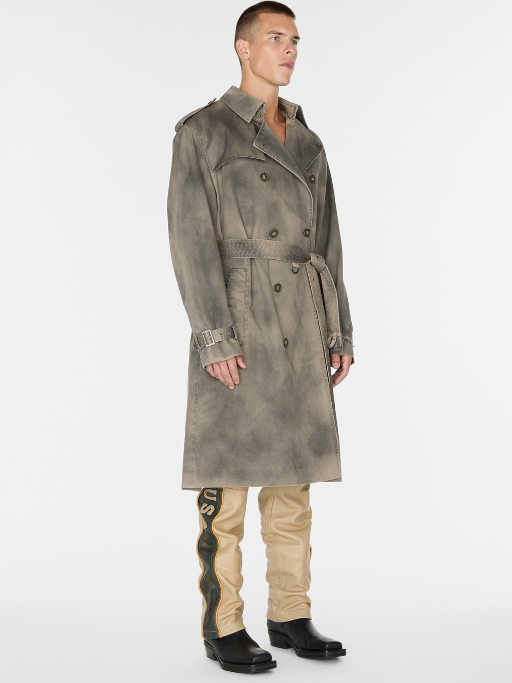 woven trench coat - Guess