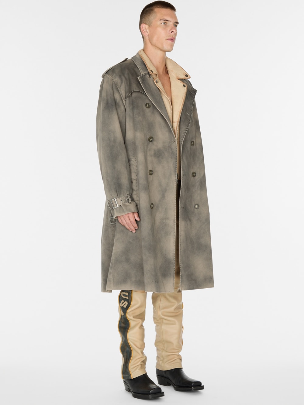 woven trench coat - Guess