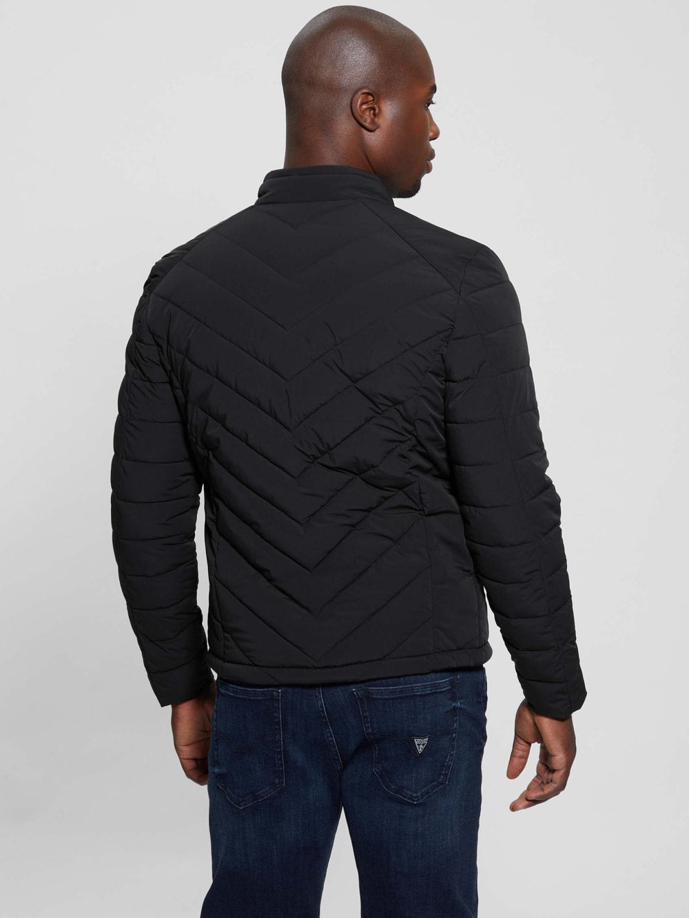 Eco Stretch Nylon Padded Jacket - Guess
