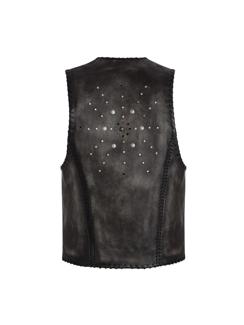 leather vest - Guess