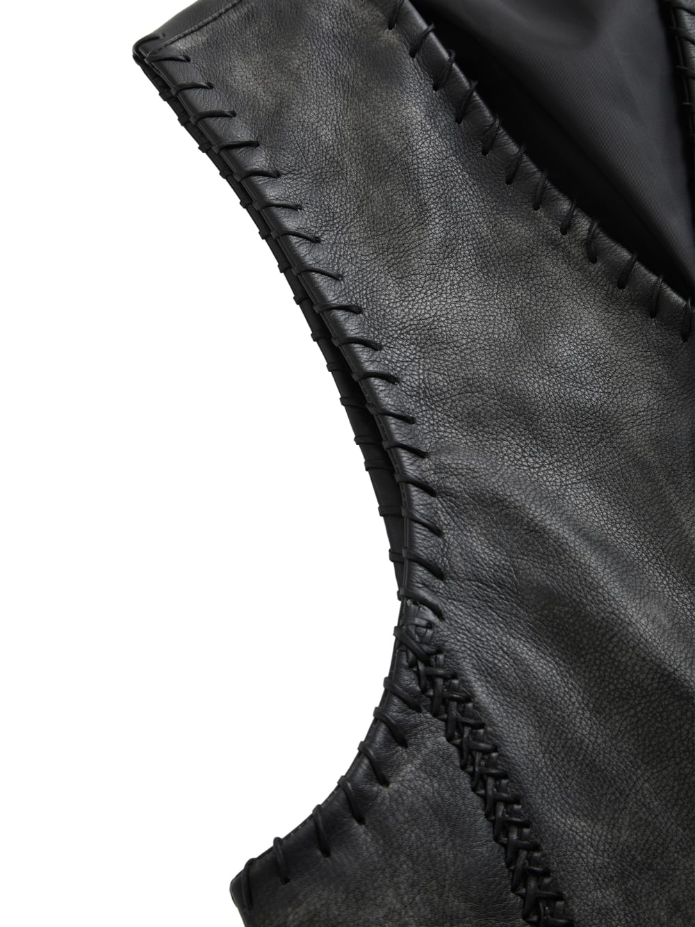 leather vest - Guess