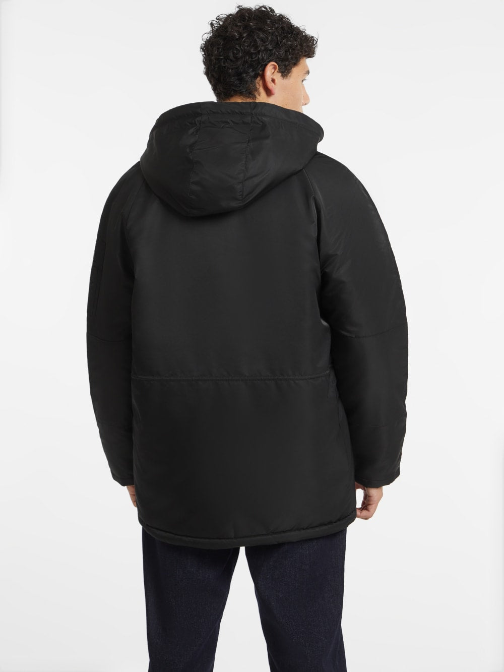Hooded Nylon Parka - Guess