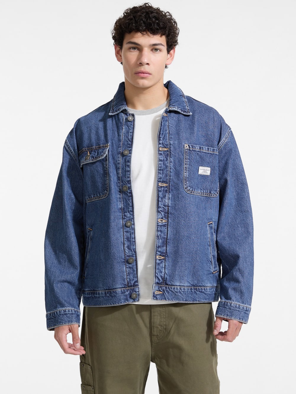 Denim Chore Jacket - Guess
