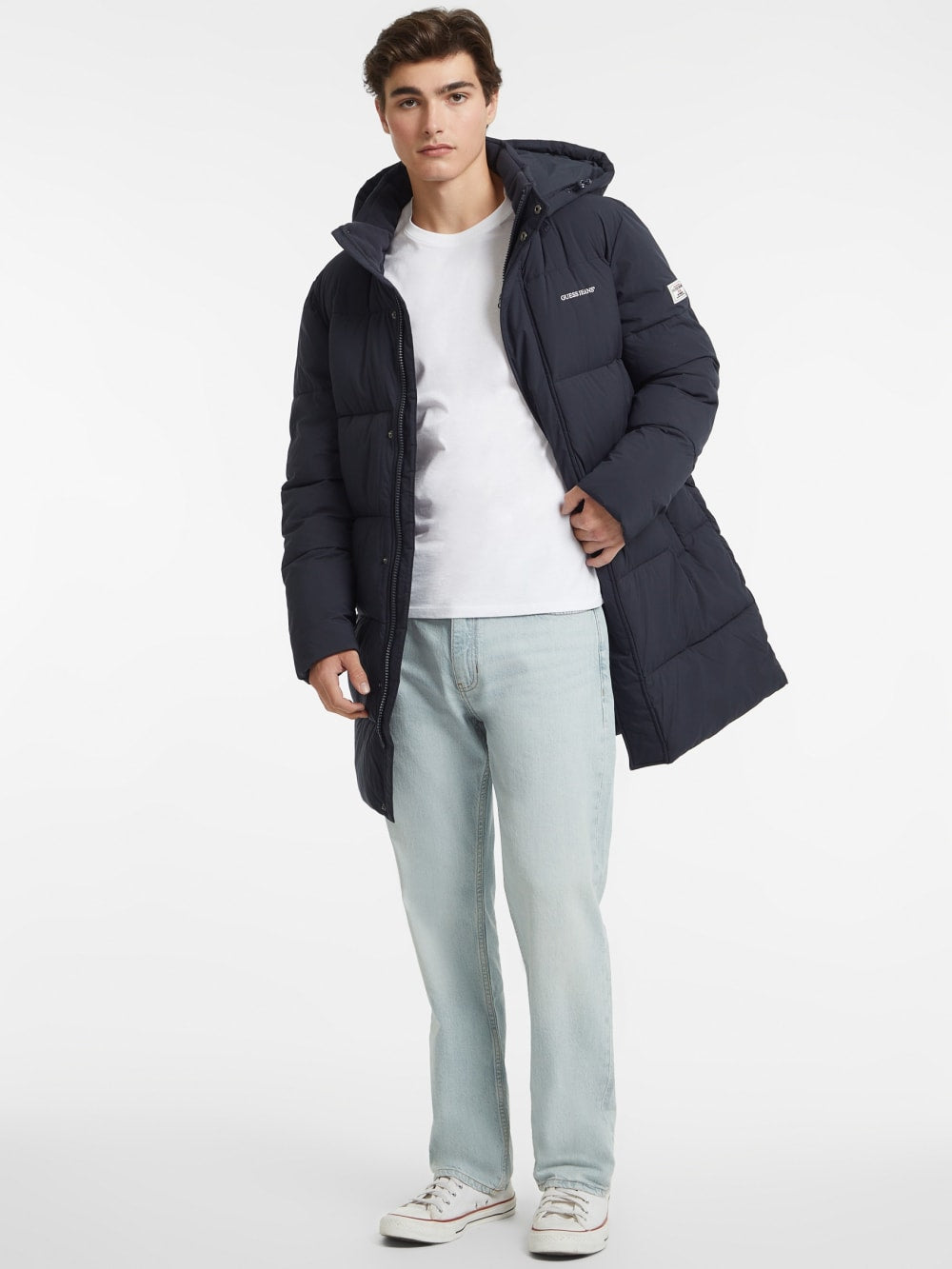 Mid-Length Puffer Jacket - Guess