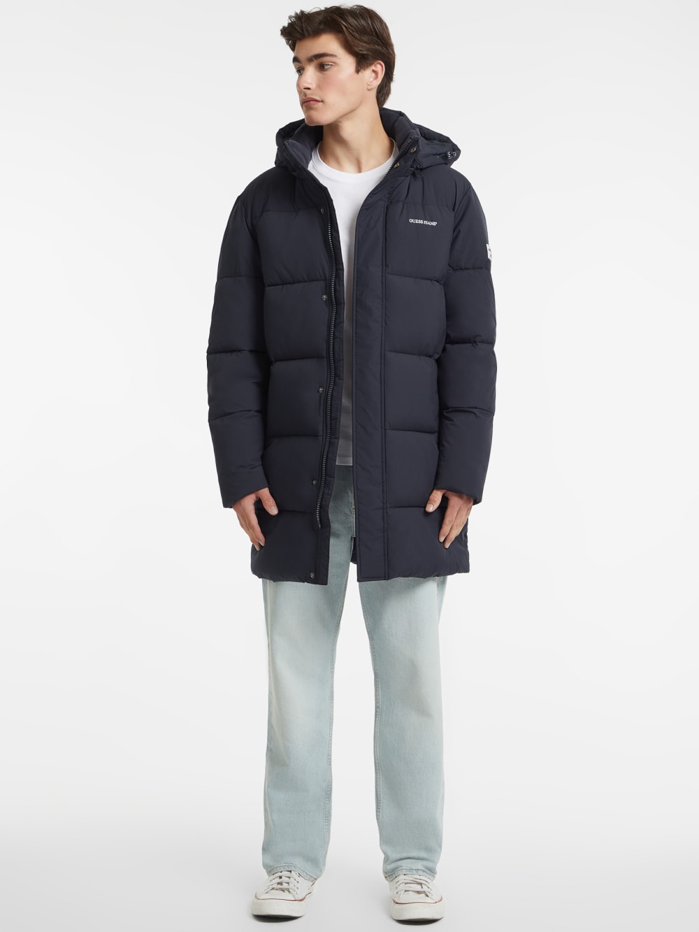 Mid-Length Puffer Jacket - Guess