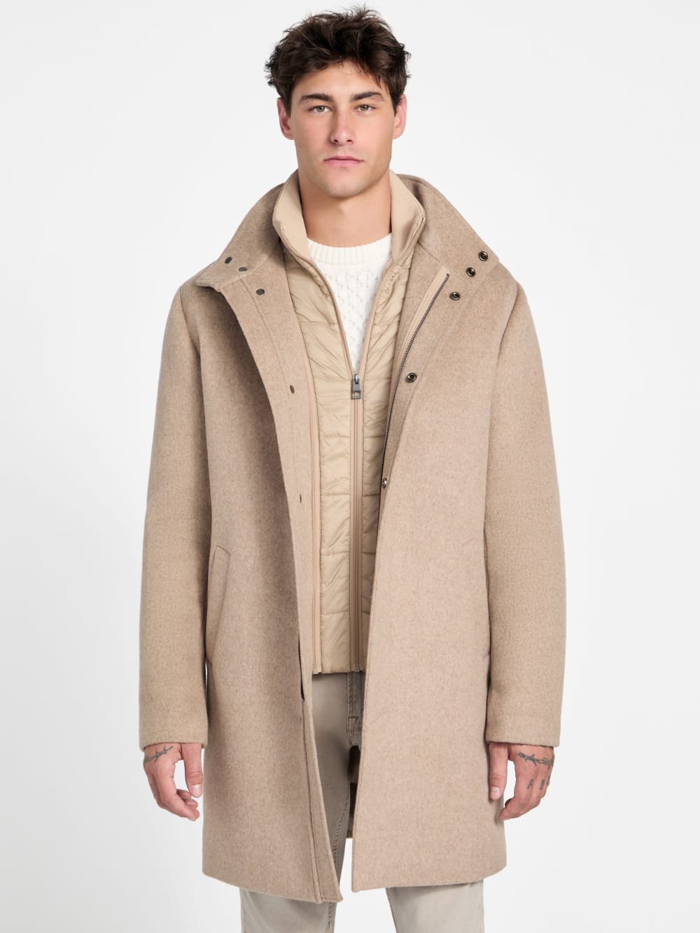 Eco Wool-Blend Urban Coat - Guess