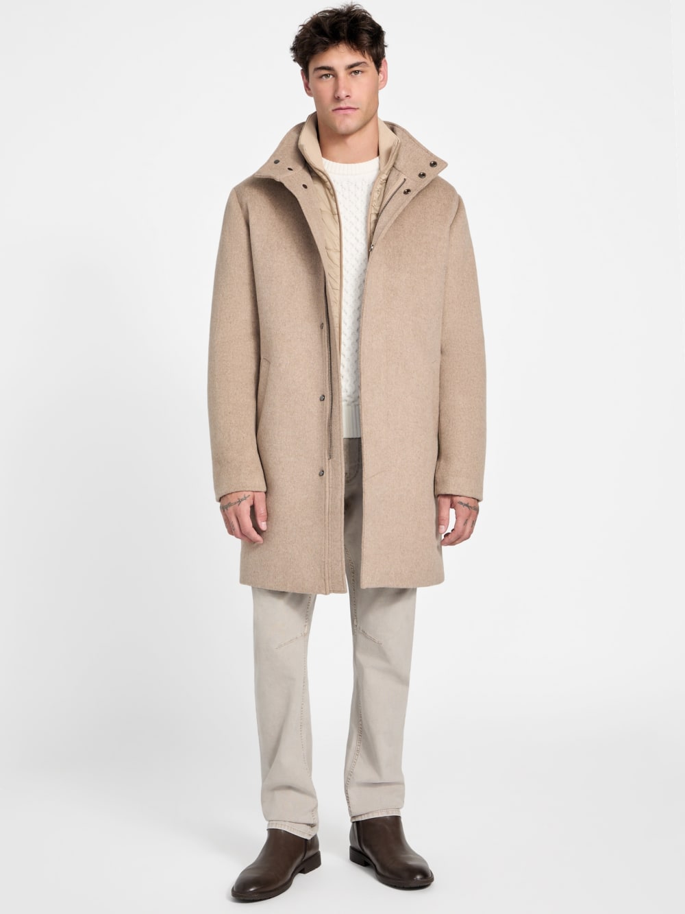 Eco Wool-Blend Urban Coat - Guess
