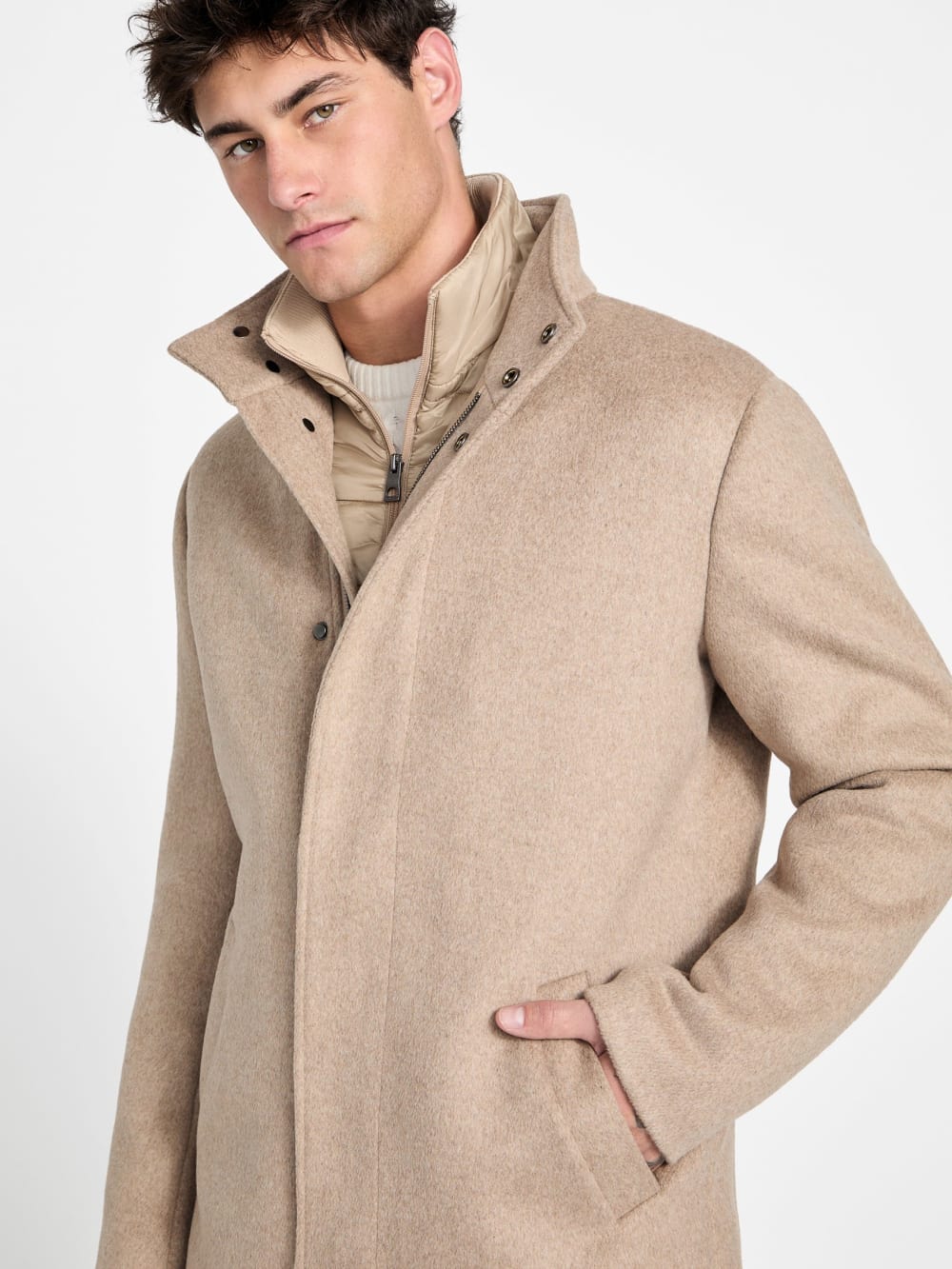 Eco Wool-Blend Urban Coat - Guess