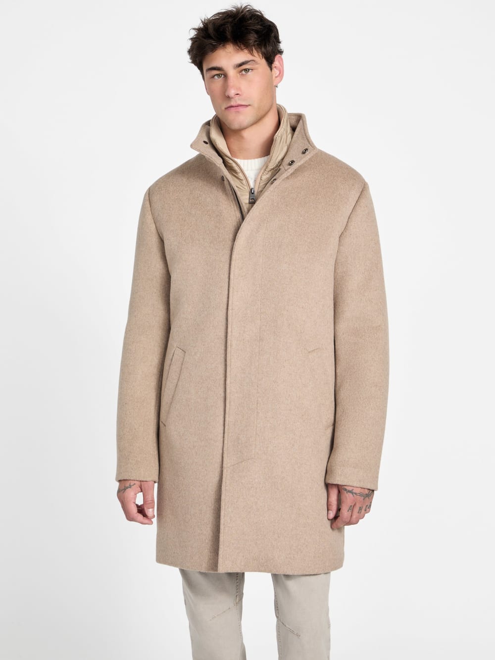 Eco Wool-Blend Urban Coat - Guess